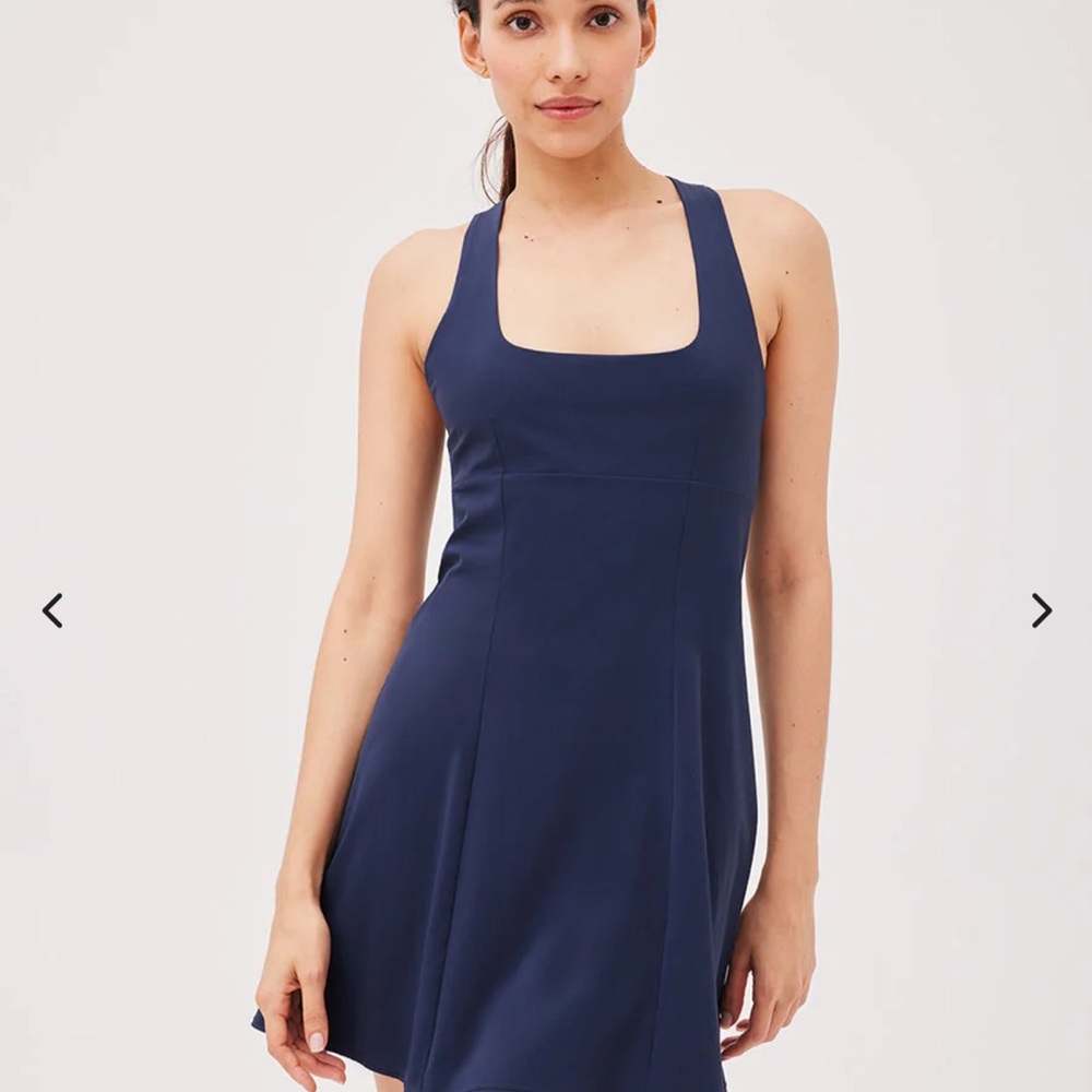 Outdoor Voices | Cross Back Exercise Dress in Navy